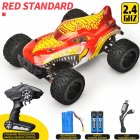 866-166 2.4g 35 Km/h 1:16 High Speed Car Spring Stroke Adjustable Shock Absorber 390 Motor (with Brush) Remote  Control  Car Red