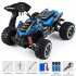 866 169 45km h 1 16 2 4g Full scale High Speed Car Toys 3 wire High torque Steering Gear 550 Motor  with Brush  Remote  Control  Car Blue