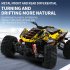 866 169 45km h 1 16 2 4g Full scale High Speed Car Toys 3 wire High torque Steering Gear 550 Motor  with Brush  Remote  Control  Car Blue