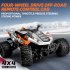 866 180 35km 1 18 High Speed Car 3 wire High torque Steering Gear 380 Super Powerful Magnetic Motor  fast  Remote  Control  Car White Red