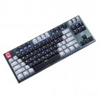 87-key Bluetooth Keyboard Three-mode Mechanical Keyboard for <span style='color:#F7840C'>Tablet</span> Phone Computer dark grey