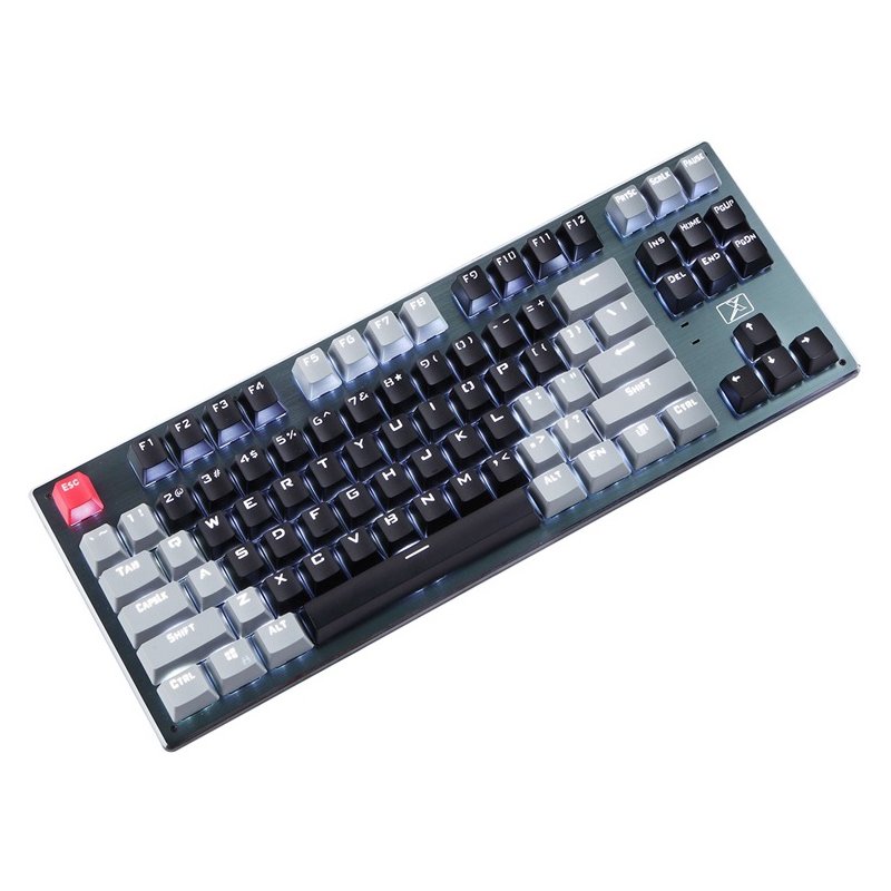 87-key Bluetooth Keyboard Three-mode Mechanical Keyboard for Tablet Phone Computer dark grey
