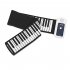 88 key Roll Up Piano Portable Electronic Organ with Horn PD8815 white 88 keys