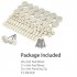 88Pcs Felt Polishing Buffing Wheel Set For Electric Polishing Machine  Wool Felt Polishing Tips Wheel With 1 8  Shank For Rotary Tool Attachment 88PC boxed