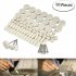 88Pcs Felt Polishing Buffing Wheel Set For Electric Polishing Machine  Wool Felt Polishing Tips Wheel With 1 8  Shank For Rotary Tool Attachment 88PC boxed