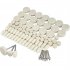 88Pcs Felt Polishing Buffing Wheel Set For Electric Polishing Machine  Wool Felt Polishing Tips Wheel With 1 8  Shank For Rotary Tool Attachment 88PC boxed