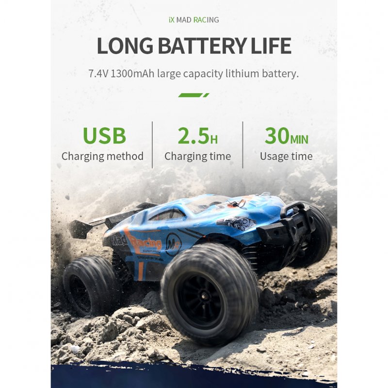 1:18 Remote Control Car 2.4G 4WD 35+km/H High Speed Off-Road Vehicle Remote Control Car 
