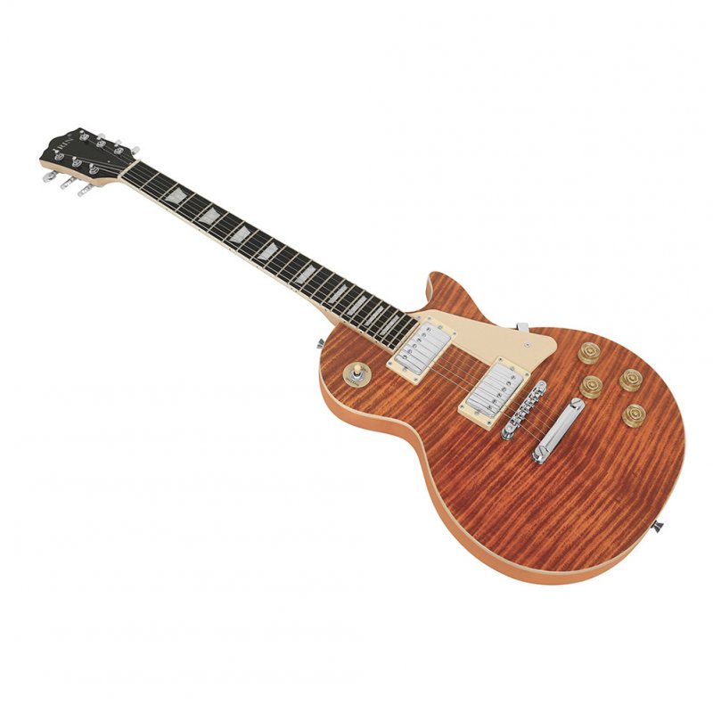 LP Beginner Electric Guitar 100cm Length Maple Neck Electric Guitar Musical Instruments Educational Tool 