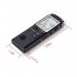 8GB 16GB 32GB Voice Recorder USB Professional Dictaphone Digital Audio Voice Recorder with WAV MP3 Player black