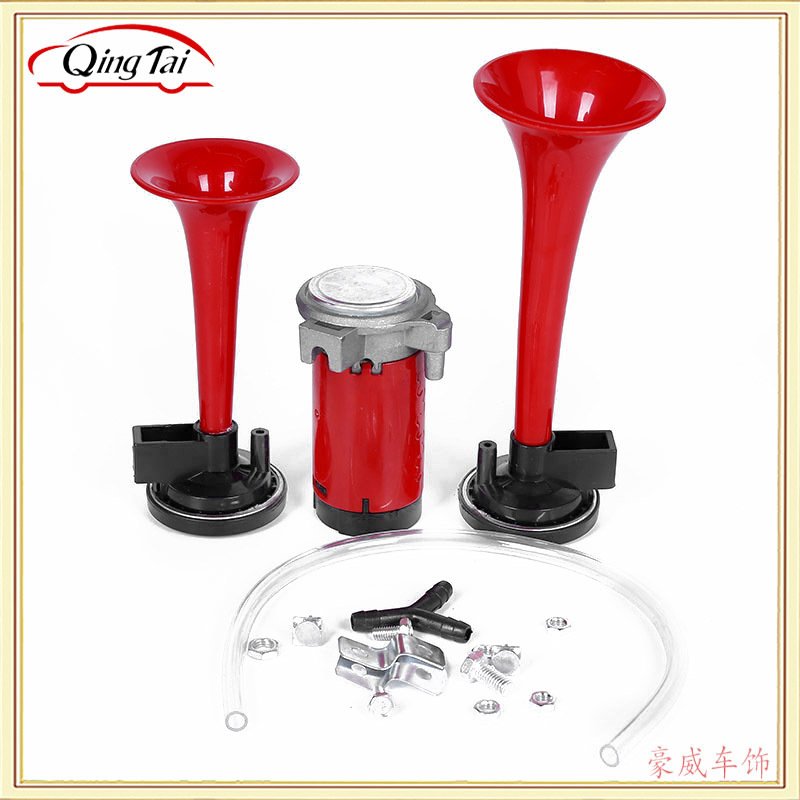 2PCS Car Air Horn Air Sound Signal Beep For Car 12V Loud Electric Horn Sound Speakers For Cars 
