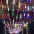 8PCS EU Plug 220V 50CM Waterproof LED Meteor Shower Light Decorative Lamp 