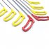 8PCS Rods Tools Hail Repair Kit Stainless Steel Paintless Dent Removal Puller for Door Dings Hail Repair