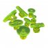 8Pcs Paintless Auto Dent Repair Tools Bump Pit Dent Puller Tabs Suction Cup Glue Tabs Repairs Tool Set Auto Body Sheet Metal Hail Dent Removal Kit light yellow