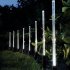 8Pcs Solar Power Tube Lights Warm White LED Bubble Lamp Pathway Lawn Landscape Decoration White light led