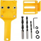 8Pcs Woodworking Punch Hole Locator Set High Precision Adjustable Wood Drilling Straight Hole Doweling Tool Fits For 6mm, 8mm, And 10mm Drill Bits 3154A (set of 8)