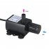 8V 2 5W Flower Shape Water Pump Solar Fountain  black