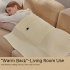 8W Hand Warmer 3 Level Temperature Setting USB Charging Super Soft Electric Heating Blanket Pink