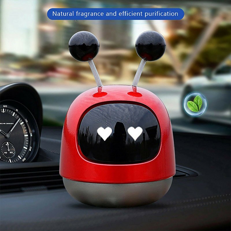 Car Perfume Cute Robot-shaped Solid Fragrance Incense Tablets Long-lasting Light Fragrance Ornaments 