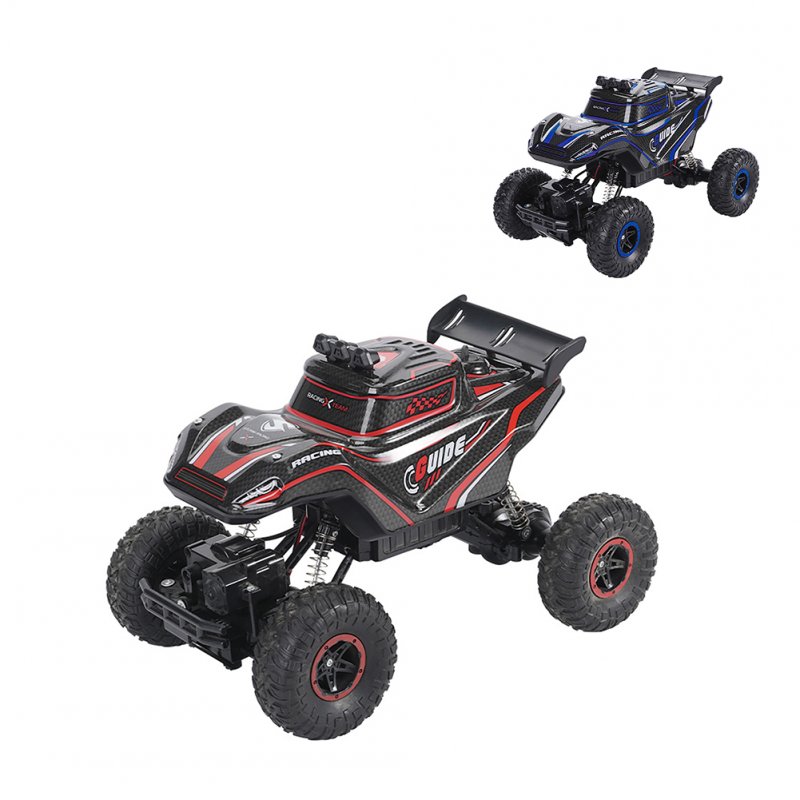 2.4GHz Remote Control Climbing Car with Light Spray 4WD Rechargeable Eletric Off-road Vehicle Toys 