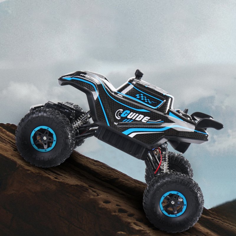 2.4GHz Remote Control Climbing Car with Light Spray 4WD Rechargeable Eletric Off-road Vehicle Toys 