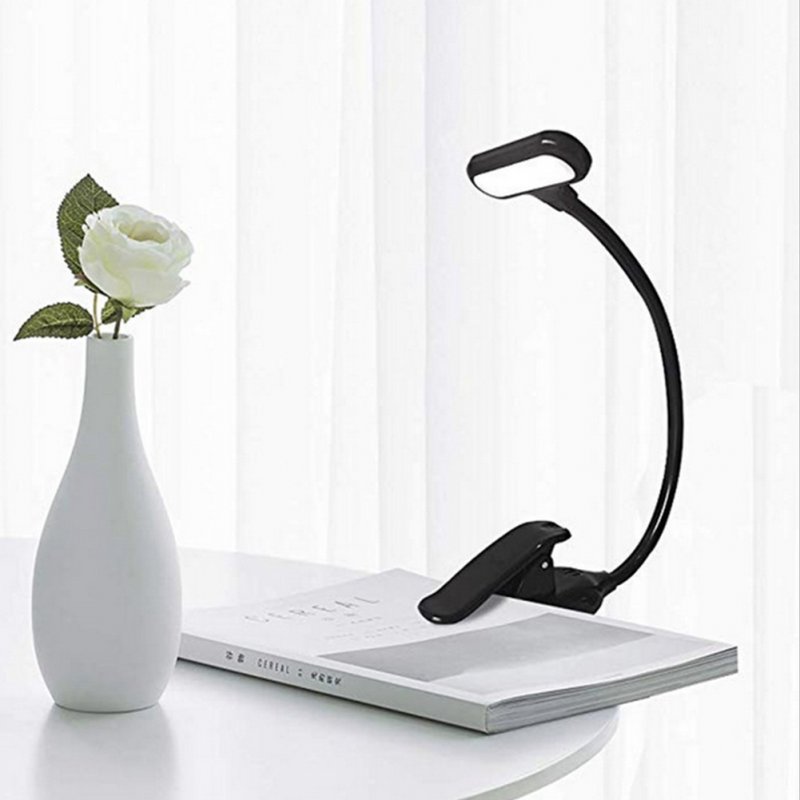 9 Leds Clip On Book Light 3 Color Temperatures Stepless Dimming USB Rechargeable Touch Sensor Reading Lamp For Book Lovers 