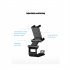 8bitdo Mobile Phone Holder Gaming Clip Dual axis Adjustable Bracket Compatible For Pro 2 Controller Handle black