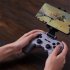 8bitdo Mobile Phone Holder Gaming Clip Dual axis Adjustable Bracket Compatible For Pro 2 Controller Handle black