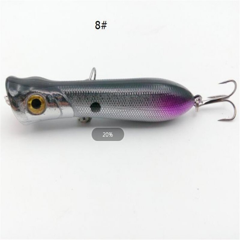8cm/9.4g Mini Fishing Lure ABS Fake Fish Hard Bait for Freshwater Seawater 8#