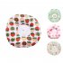 8cm Diameter Pet Elizabethan Collar Waterproof Anti Licking Anti Bite Dog Cone Collar Alternative E Collar For After Surgery strawberry medium size