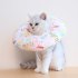 8cm Diameter Pet Elizabethan Collar Waterproof Anti Licking Anti Bite Dog Cone Collar Alternative E Collar For After Surgery strawberry medium size
