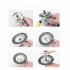 8in Steel Wire Trimmer  Head Brush Cutter Grass Trimmer Head Weed Cleaning Garden Tool 8 inch descaling disc   tool kit 5 piece set