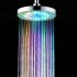 8inches Color Changing Shower  Head Bathroom Rain Top Showerhead Mixed four colors