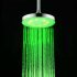 8inches Color Changing Shower  Head Bathroom Rain Top Showerhead Three colors