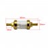 8mm CNC Aluminum Alloy Glass Motorcycle Gas Fuel Gasoline Oil Filter Moto Accessories  silver