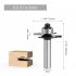 8mm Shank T Type Slotting Bit with Bearing Rabbeting Milling Cutter Trimming Machine Router Bits Woodworking Tools