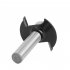 8mm Shank T Type Slotting Bit with Bearing Rabbeting Milling Cutter Trimming Machine Router Bits Woodworking Tools