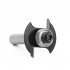 8mm Shank T Type Slotting Bit with Bearing Rabbeting Milling Cutter Trimming Machine Router Bits Woodworking Tools