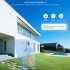 8mp Wifi Camera Dual Lens 8x Zoom Binocular Wireless Camcorder Waterproof Dome HD Surveillance Monitor Grey EU Plug