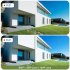 8mp Wifi Camera Dual Lens 8x Zoom Binocular Wireless Camcorder Waterproof Dome HD Surveillance Monitor Grey EU Plug 32G