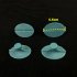 8pcs Car Body Dent Removal Pulling Tabs Repair Tool Glue Lifter Puller Sheet Metal Suction Cup Spacer light blue