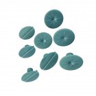 8pcs Car Body Dent Removal Pulling Tabs Repair Tool Glue Lifter Puller Sheet Metal Suction Cup Spacer light blue