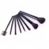 8pcs Mini Professional Makeup Brushes Portable Cosmetic Brushes Sets with Leather Bag