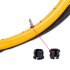 8pcs Mtb Road Bike Schrader Valve Rim Convert To Presta Valve Inner  Tube  Adapter Rubber Plug black