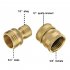 8pcs Quick Connector Kit Garden Water Pipe Connection Male and Female Fittings M22 to 3 4  3 8 