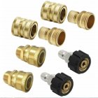 8pcs Quick Connector Kit Garden Water Pipe Connection Male and Female Fittings
