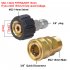 8pcs Quick Connector Kit Garden Water Pipe Connection Male and Female Fittings M22 to 3 4  3 8 
