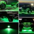 8pcs Rock Lights IP67 Waterproof High Power Underbody Neon Trail Lights Underglow  Lights For Off road Truck Car Boat Atv Suv green light