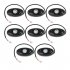 8pcs Rock Lights IP67 Waterproof High Power Underbody Neon Trail Lights Underglow  Lights For Off road Truck Car Boat Atv Suv yellow light