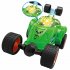 8pcs Stunt Car with Light and Music  Electric Mini Dump Car Rolling Rotating Wheel Vehicle  Truck Kids Toy