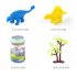 8pcs set Dinosaur Wildlife Model Dinosaur Baby Puzzle Plastic Toys Mini Jungle Animal Toy Set As shown